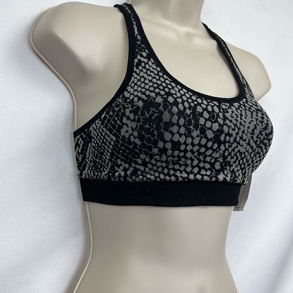 Spiritual Gangster black and silver snake print Spirts Bra NWT size XS/S - Picture 2 of 7